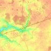 Mapa topográfico Ablis, altitud, relieve