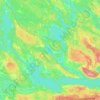 Mapa topográfico Ромашкинское сельское поселение, altitud, relieve