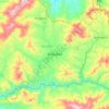 Mapa topográfico Marcabelí, altitud, relieve