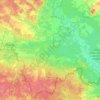 Mapa topográfico Наровлянский район, altitud, relieve