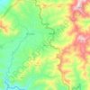 Mapa topográfico Balsas, altitud, relieve