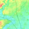 Mapa topográfico Vivoin, altitud, relieve