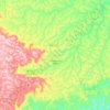 Mapa topográfico Desterro do Melo, altitud, relieve