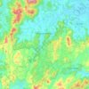 Mapa topográfico Massaranduba, altitud, relieve