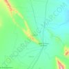 Mapa topográfico Escobedo, altitud, relieve