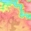 Mapa topográfico Jouarre, altitud, relieve