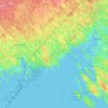 Mapa topográfico Селезнёвское сельское поселение, altitud, relieve