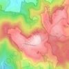 Mapa topográfico Ferny Creek, altitud, relieve