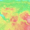 Mapa topográfico Раздольевское сельское поселение, altitud, relieve