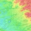 Mapa topográfico Zonhoven, altitud, relieve