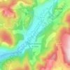 Mapa topográfico Saint-Étienne-le-Laus, altitud, relieve