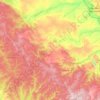 Mapa topográfico Гурьевский муниципальный округ, altitud, relieve