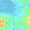 Mapa topográfico Rivière-Salée, altitud, relieve