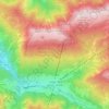 Mapa topográfico Urtijëi - St. Ulrich in Gröden - Ortisei, altitud, relieve