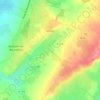 Mapa topográfico Croisy, altitud, relieve