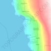 Mapa topográfico Honaunau-Napoopoo, altitud, relieve