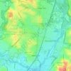 Mapa topográfico Hyattsville, altitud, relieve