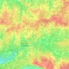 Mapa topográfico 41200, altitud, relieve
