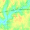 Mapa topográfico Cromwell, altitud, relieve
