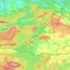 Mapa topográfico Cabasse, altitud, relieve