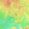 Mapa topográfico Изумрудное озеро, altitud, relieve