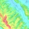 Mapa topográfico Fustérouau, altitud, relieve