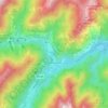 Mapa topográfico Balmuccia, altitud, relieve