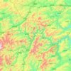 Mapa topográfico 剑河县, altitud, relieve