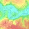 Mapa topográfico Баранцево, altitud, relieve