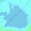 Mapa topográfico Ciénaga de Sinamaica, altitud, relieve