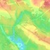Mapa topográfico Майнило, altitud, relieve