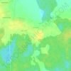 Mapa topográfico Гостенево, altitud, relieve