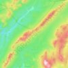 Mapa topográfico Нары, altitud, relieve