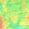 Mapa topográfico Юдино, altitud, relieve