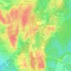 Mapa topográfico Новое Токсово, altitud, relieve