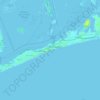 Mapa topográfico Rockaway Beach, altitud, relieve
