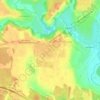 Mapa topográfico Царёво, altitud, relieve