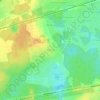 Mapa topográfico Петелино, altitud, relieve
