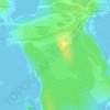 Mapa topográfico Кислицинское озеро, altitud, relieve