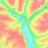 Mapa topográfico Николаевка, altitud, relieve