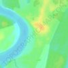 Mapa topográfico Пчева, altitud, relieve