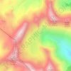 Mapa topográfico Lac du Lauzon, altitud, relieve