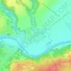 Mapa topográfico Устье, altitud, relieve