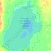 Mapa topográfico Beaverhill Lake, altitud, relieve