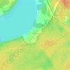 Mapa topográfico Савикино, altitud, relieve