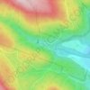 Mapa topográfico Goldstream River, altitud, relieve