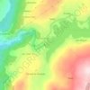 Mapa topográfico Presa das Conchas, altitud, relieve