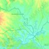 Mapa topográfico Río Ozama, altitud, relieve