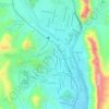 Mapa topográfico Plazuela Cotagaita, altitud, relieve