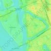 Mapa topográfico Русанівська набережна, altitud, relieve